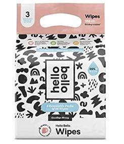 img 3 attached to Hello Bello Organic Baby Wipes - 168 Count