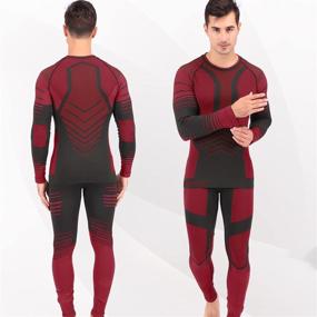 img 3 attached to ❄️ Ultimate Cold Weather Performance: MeetHoo Men’s Compression Base Layer Sports Long Johns