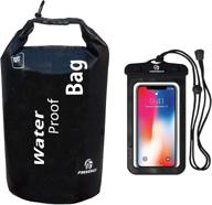 🌊 waterproof dry bag by freegrace - lightweight dry sack with seals and waterproof case - floats on water - keep gear dry for kayaking, beach, rafting, boating, hiking, camping, and fishing логотип