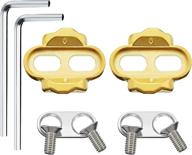 🚲 2-piece bike cleats set with hexagonal wrench - compatible with eggbeater, candy, smarty, mallet pedals logo