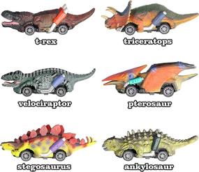 img 3 attached to Dinosaur Vehicles Monster Animal Toddlers