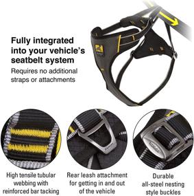 img 2 attached to 🐶 Kurgo Car Safety Dog Harness with Crash Tested Design, Integrated Seatbelt Tether Loop, Pet Vehicle Restraint Belt - Ideal for Travel & Impact Safety - Suitable for Small, Medium & Large Pets