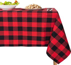 img 4 attached to 🍽️ Rectangular Tablecloth for Daily Home Essentials