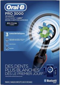 img 1 attached to Black Edition Oral-B Pro 3000 Smartseries Electric Toothbrush with Bluetooth Connectivity - Enhanced SEO