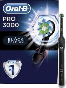 img 4 attached to Black Edition Oral-B Pro 3000 Smartseries Electric Toothbrush with Bluetooth Connectivity - Enhanced SEO