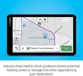 img 1 attached to 🚛 Garmin dezl OTR700 7" GPS Truck Navigator - Black (Renewed): Explore Efficient Truck Routing!