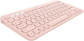 img 4 attached to 💻 Logitech K380 Mac-Compatible Rose Multi-Device Wireless Bluetooth Keyboard