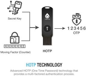 img 1 attached to Thetis Security Key - U2F and FIDO2 Multi-Layered Authentication Protection, Bluetooth Enabled, HOTP U2F Compatible for Windows, MacOS, Gmail, Linux - Black