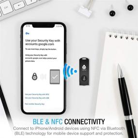 img 2 attached to Thetis Security Key - U2F and FIDO2 Multi-Layered Authentication Protection, Bluetooth Enabled, HOTP U2F Compatible for Windows, MacOS, Gmail, Linux - Black