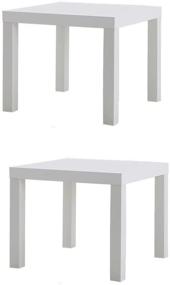 img 1 attached to Ikea Lack End Side Table White (2 Pack) - Stylish and Practical Surface Solution