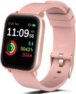 fitvii smart watch: heart rate monitor, waterproof smartwatch with sleep & blood oxygen tracker - perfect for women and men logo
