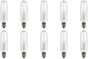 img 4 attached to Cec Industries #15T6-130V Bulbs: Efficient 130V, 🔆 15W T-6 Shape with E12 Base (Box of 10)
