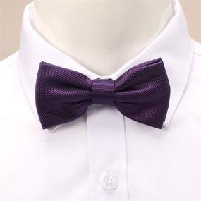 img 3 attached to 🎩 Pre Tied Adjustable Tuxedo Bow Ties for Boys: The Ultimate Fortunatever Accessories