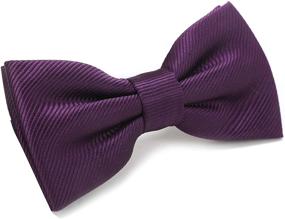 img 4 attached to 🎩 Pre Tied Adjustable Tuxedo Bow Ties for Boys: The Ultimate Fortunatever Accessories