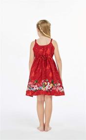 img 1 attached to 👗 Одежда для девочек на праздник - узкие резинки на гавайскую тему