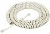 25-feet almond modular 🔌 handset cord - audiovox tp282arv logo