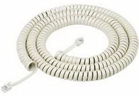 img 2 attached to 25-Feet Almond Modular 🔌 Handset Cord - AUDIOVOX TP282ARV