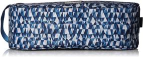 img 1 attached to Baggallini Cosmetic Trio Blue Triangle Women's Accessories