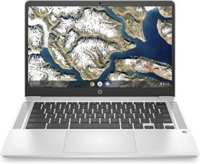 img 4 attached to HP Chromebook 14-inch HD Laptop (14a-na0010nr, Mineral Silver) - Intel Celeron N4000, 4GB RAM, 32GB eMMC, Chrome