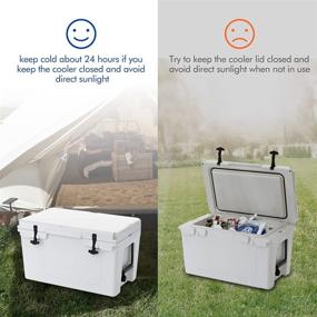 img 1 attached to Ледяные пакеты AIEVE Cooler - 10 штук долговечные пакеты для морозильной камеры для холодильников, многоразовые пакеты для льда для холодильников RTIC и YETI, походы, ланч-сумки, пляж, пикник