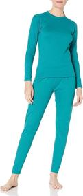 img 2 attached to Fruit of the Loom Women's Fleece Lined Thermal Underwear Set: Ultimate Warmth and Comfort