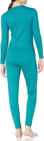 img 1 attached to Fruit of the Loom Women's Fleece Lined Thermal Underwear Set: Ultimate Warmth and Comfort