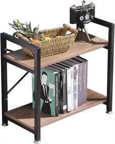 img 4 attached to MORITIA Industrial Bookcases Multi Functional Collection