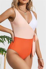 img 3 attached to 👙 Felnart Women's Bowknot Swimwear Set - Fashionable Swimwear & Cover Ups for Women