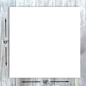 img 2 attached to 📄 Hamilco 12x12 65lb White Cardstock Scrapbook Paper – 25 Pack, Ideal for Card Stock Crafts