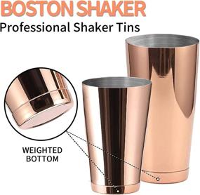 img 2 attached to 🍸 High-Quality Stainless Steel Boston Shaker: Ideal Food Service Equipment & Supplies