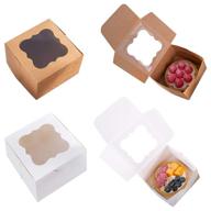 eco friendly cardboard packaging pastries cupcakes logo