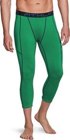 img 2 attached to Performance-Enhancing ATHLIO Compression Athletic Leggings: Optimal Running Men's Clothing for Active Individuals