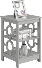 img 2 attached to Convenience Concepts Ring Table Gray