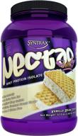 32 ounce syntrax nectar sweets vanilla bean torte native grass-fed whey protein isolate logo