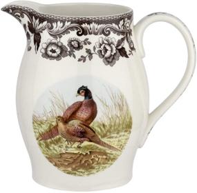 img 2 attached to 🦆 Spode Woodland Pheasant 3.5 Pint Pitcher