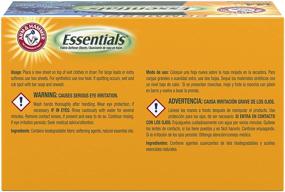 img 1 attached to 💧 Arm &amp; Hammer Essentials Dryer Sheets Mountain Rain - 144 Sheets per Box, 6 Boxes per Carton