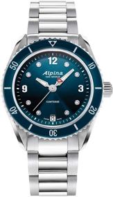 img 1 attached to ⌚ Alpina Women's Silver Stainless Quartz Watches for Ladies