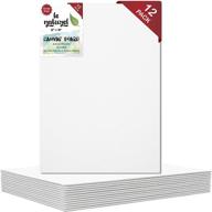 🎨 le naturel canvas panel board for painting - 12 pack, 12x16 in - ideal for both oil and acrylic painting logo