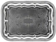 🍽️ versatile and stylish: american metalcraft strt1612 rectangular serving tray logo