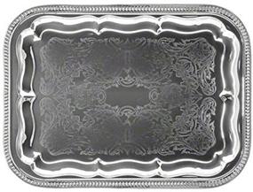 img 2 attached to 🍽️ Versatile and Stylish: American Metalcraft STRT1612 Rectangular Serving Tray