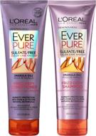 🏻 l'oreal paris everpure frizz-defy bundle: shampoo & conditioner, 8.5 ounce duo perfect for frizz-free hair logo