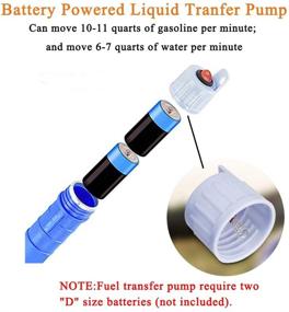 img 2 attached to 💦 Hhobake Battery Operated Siphon Pump: Efficient Liquid Transfer at 2.3 Gal/Minute