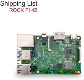 img 3 attached to 🚀 High-Performance Rock Pi 4B RK3399 Single Board Computer - LPDDR4 4GB with Dualband 2.4/5GHz WLAN/Bluetooth 5.0