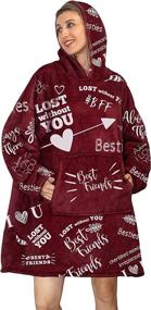 img 2 attached to Wearable Sweater Birthday Friendship Plush Fleece Bedding