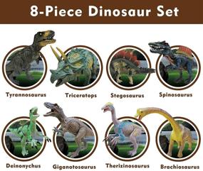 img 3 attached to 🦖 Realistic Dinosaur Playset for Toddlers – SWIND Toy