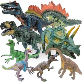 img 4 attached to 🦖 Realistic Dinosaur Playset for Toddlers – SWIND Toy