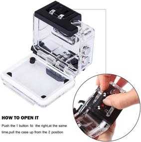 img 2 attached to 📷 TEKCAM Action Camera Waterproof Housing Case for AKASO EK7000 EK5000/Remali/Vemont - Professional Underwater Shell Replacement
