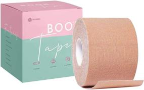 img 4 attached to 👙 Revolutionary Breast Lift Tape: Contour Lift & Fashion with Boobytape Bra Alternative – Perfect Body Tape for Lift, Push-up & Comfort in All Dress Types, Waterproof & Sweat-proof, Invisible Under Clothing