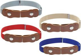 img 4 attached to Supportive Timiot Designer Belts for Independent Boys' Toddler Accessories