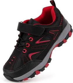 img 4 attached to Firelli Kids Hiking Shoes: Breathable, Non-Slip Sneakers for Outdoor Sport Protection